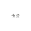 1/2 cttw Lab Grown Round Diamond Stud Earrings 14k White Gold (G/VS2) - Earrings - Custom Crafting Alliance, LLC