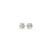 1/2 cttw Lab Grown Round Diamond Stud Earrings 14k Yellow Gold (G/VS2) - Earrings - Custom Crafting Alliance, LLC