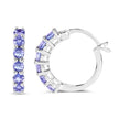 1.20 Carat Genuine Tanzanite .925 Sterling Silver Earrings - Earrings - Custom Crafting Alliance, LLC