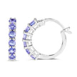 1.20 Carat Genuine Tanzanite .925 Sterling Silver Earrings - Earrings - Custom Crafting Alliance, LLC