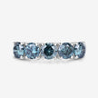 1.22 Carat Genuine Blue Diamond 14K White Gold Ring - Rings - Custom Crafting Alliance, LLC