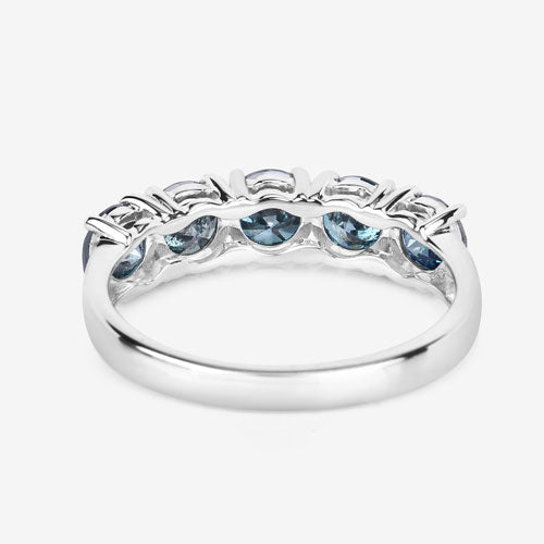 1.22 Carat Genuine Blue Diamond 14K White Gold Ring - Rings - Custom Crafting Alliance, LLC