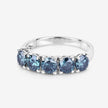 1.22 Carat Genuine Blue Diamond 14K White Gold Ring - Rings - Custom Crafting Alliance, LLC