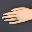 1.22 Carat Genuine Blue Diamond 14K White Gold Ring - Rings - Custom Crafting Alliance, LLC