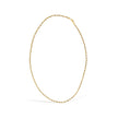 Men's Solid 10K Yellow Gold 3.2mm Light Rope Chain Necklace