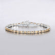 12.80 Carat Genuine Citrine .925 Sterling Silver Bracelet - Bracelets - Custom Crafting Alliance, LLC
