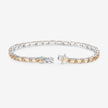 12.80 Carat Genuine Citrine .925 Sterling Silver Bracelet - Bracelets - Custom Crafting Alliance, LLC