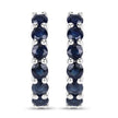 1.32 Carat Genuine Blue Sapphire .925 Sterling Silver Earrings - Earrings - Custom Crafting Alliance, LLC