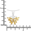 1.32 Carat Genuine Citrine .925 Sterling Silver Pendant - Pendants - Custom Crafting Alliance, LLC