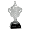 14 Optic Crystal Cup On Black Pedestal Base - Award - Custom Crafting Alliance, LLC