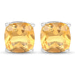 5.80 Carat Genuine Citrine .925 Sterling Silver Earrings