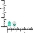 1.44 Carat Genuine Zambian Emerald 10K White Gold Earrings - Earrings - Custom Crafting Alliance, LLC