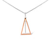 14K Rose and White Gold 1/8 Cttw Diamond Windchime 18