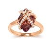 14K Rose Gold 1/5 Cttw Diamond Wrapped 15x15 MM Purple Amethyst Cocktail Ring (G-H Color, SI1-SI2 Clarity) - Rings - Custom Crafting Alliance, LLC