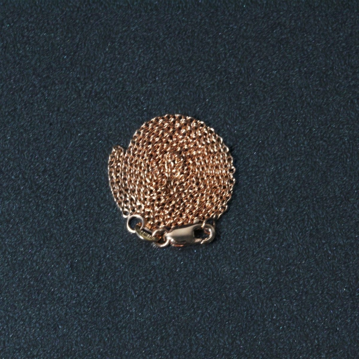 14k Rose Gold Round Cable Link Chain (1.25 mm) - Necklaces - Custom Crafting Alliance, LLC