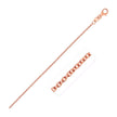 14k Rose Gold Round Cable Link Chain (1.25 mm) - Necklaces - Custom Crafting Alliance, LLC