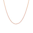 14k Rose Gold Round Wheat Chain (1.00 mm) - Necklaces - Custom Crafting Alliance, LLC