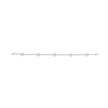 14K White Gold 1 1/2 Cttw Diamond Heart Station Strand Bracelet (H-I Color, I1-I2 Clarity) - 7.5 Inches - Bracelets - Custom Crafting Alliance, LLC