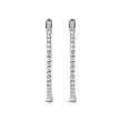 14K White Gold 1 1/2 Cttw Lab Grown Diamond Inside Out Hoop Earrings (G-H Color, VS2-SI1 Clarity) - Earrings - Custom Crafting Alliance, LLC