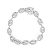 14K White Gold 1 1/2 Cttw Round Diamond Set Link Bracelet (I-J Color, I1-I2 Clarity) - 7