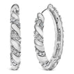 14K White Gold 1 1/5 Cttw Lab Grown Diamond Swirl Design 1