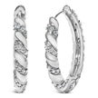 14K White Gold 1 1/5 Cttw Lab Grown Diamond Swirl Design 1