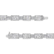 14K White Gold 10 5/8 Cttw Diamond Panel Link Bracelet - 7