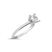 14K White Gold 1.0 Cttw Princess Lab-Grown Diamond Solitaire Engagement Ring (F-G Color, VS1-VS2 Clarity) - Ring Size 7 - Rings - Custom Crafting Alliance, LLC
