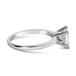 14K White Gold 1.0 Cttw Princess Lab-Grown Diamond Solitaire Engagement Ring (F-G Color, VS1-VS2 Clarity) - Ring Size 7 - Rings - Custom Crafting Alliance, LLC