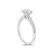 14K White Gold 1.0 Cttw Round Lab Grown Diamond 4 Prong Solitaire Engagement Ring (F-G Color, VS2-SI1 Clarity) - Ring Size 7 - Rings - Custom Crafting Alliance, LLC