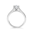 14K White Gold 1.0 Cttw Round Lab Grown Diamond Eagle Claw 4-Prong Set Solitaire Engagement Ring (F-G Color, VS2-SI1 Clarity) - Ring Size 7 - Rings - Custom Crafting Alliance, LLC