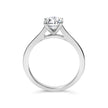 14K White Gold 1.0 Cttw Round Lab Grown Diamond Eagle Claw 4-Prong Set Solitaire Engagement Ring (F-G Color, VS2-SI1 Clarity) - Ring Size 7 - Rings - Custom Crafting Alliance, LLC