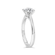 14K White Gold 1.0 Cttw Round Lab Grown Diamond Eagle Claw 4-Prong Set Solitaire Engagement Ring (F-G Color, VS2-SI1 Clarity) - Ring Size 7 - Rings - Custom Crafting Alliance, LLC