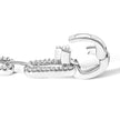14K White Gold 1.00 Cttw Paperclip Link Bracelet - Bracelets - Custom Crafting Alliance, LLC