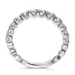 14K White Gold 1.00 Cttw Round Diamond Prong Set Wedding Band - Rings - Custom Crafting Alliance, LLC