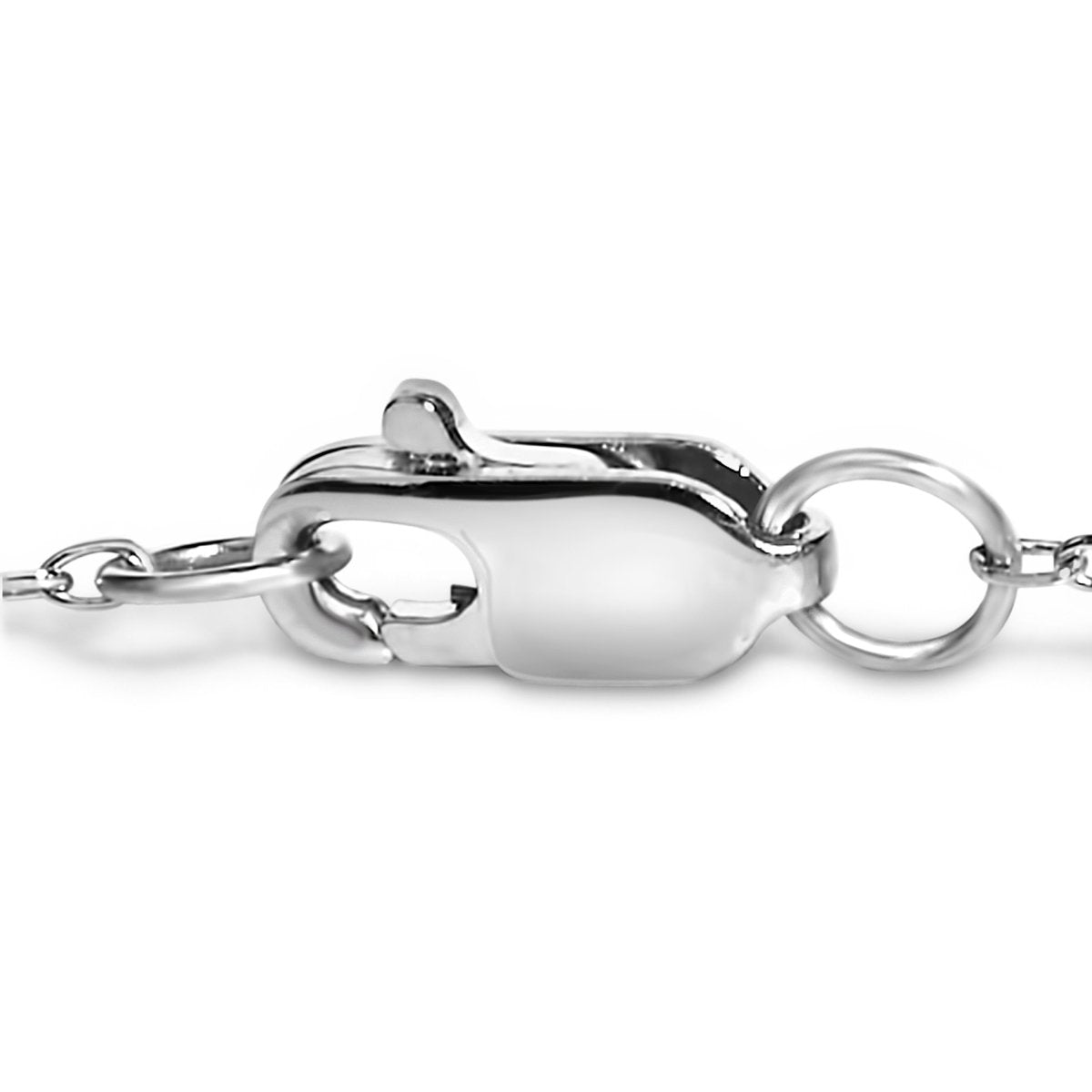 14K White Gold 1/2 Cttw Bezel Set Lab Grown Diamond Station Bracelet - Bracelets - Custom Crafting Alliance, LLC