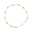 14K White Gold 1/2 Cttw Bezel Set Lab Grown Diamond Station Bracelet - Bracelets - Custom Crafting Alliance, LLC