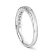 14K White Gold 1/2 Cttw Round Diamond 11 Stone Classic Band - Rings - Custom Crafting Alliance, LLC