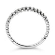 14K White Gold 1/4 Cttw Round Diamond Prong Set Wedding Band - Rings - Custom Crafting Alliance, LLC
