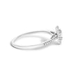 14K White Gold 1/5 Cttw Diamond Oval Shape With Halo Engagement Ring (H-I Color, I1-I2 Clarity) - Size 7 - Rings - Custom Crafting Alliance, LLC