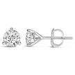 14K White Gold 2.0 Cttw 3-Prong Martini Set Brilliant Round-Cut Solitaire Lab Grown Diamond Screwback Stud Earrings (F-G Color, VS1-VS2 Clarity) - Earrings - Custom Crafting Alliance, LLC