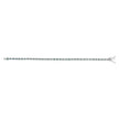 14K White Gold 4.0 Cttw Alternating White and Blue Lab Grown Diamond Tennis Bracelet - 7