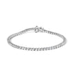 14K White Gold 4.0 Cttw Classic Lab-Grown Diamond Tennis Bracelet (F-G Color, VS2-SI1 Clarity) - 7