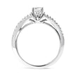 14K White Gold 5/8 Cttw Diamond Split Shank Engagement Ring (G-H Color, VS2-SI1 Clarity) - Size 7 - Rings - Custom Crafting Alliance, LLC