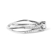 14K White Gold 5/8 Cttw Diamond Split Shank Engagement Ring (G-H Color, VS2-SI1 Clarity) - Size 7 - Rings - Custom Crafting Alliance, LLC