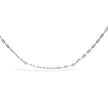 14K White Gold Bezel Set 1.00 Cttw Diamond 11 Station Necklace - Necklaces - Custom Crafting Alliance, LLC