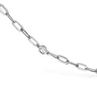 14K White Gold Bezel Set 1.00 Cttw Diamond 11 Station Necklace - Necklaces - Custom Crafting Alliance, LLC
