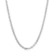 14k White Gold Diamond Cut Cable Link Chain (2.60 mm) - Necklaces - Custom Crafting Alliance, LLC