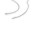 14k White Gold Diamond Cut Cable Link Chain (2.60 mm) - Necklaces - Custom Crafting Alliance, LLC