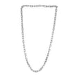 14k White Gold French Cable Link Chain (4.80 mm) - Necklaces - Custom Crafting Alliance, LLC
